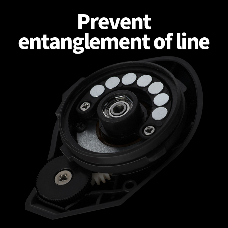 AK Baitcasting Fishing Reel – Anti-Backlash Long Cast Lure Reel with Metal Spool