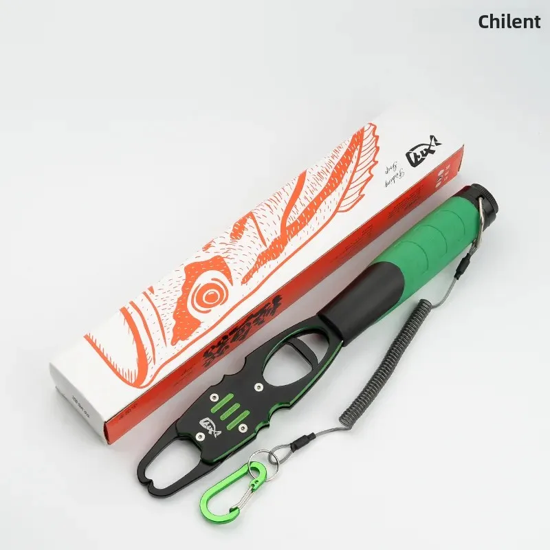 主图_1 Aluminum Alloy Fish Gripper with Scale & Lure Pliers Set – Anti-Slip Fishing Tool Kit