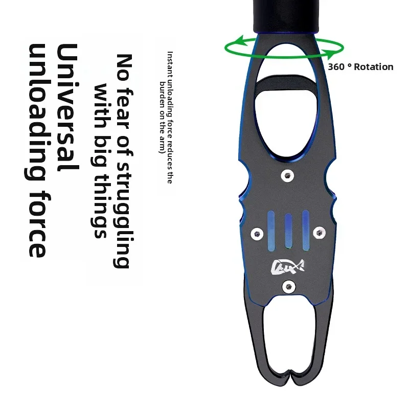 主图_5 Aluminum Alloy Fish Gripper with Scale & Lure Pliers Set – Anti-Slip Fishing Tool Kit