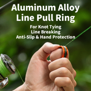alp-m-4-1 Aluminum Alloy Line Puller Rings – Anti-Slip Fishing Line Remover Tool (2 pcs Pack)