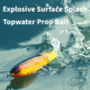 ptp-m-1-1 Propeller Topwater Pencil Lure – Floating Prop Bait with 3D Eyes & Reinforced Hooks