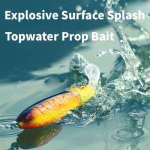 ptp-m-1-1 Propeller Topwater Pencil Lure – Floating Prop Bait with 3D Eyes & Reinforced Hooks
