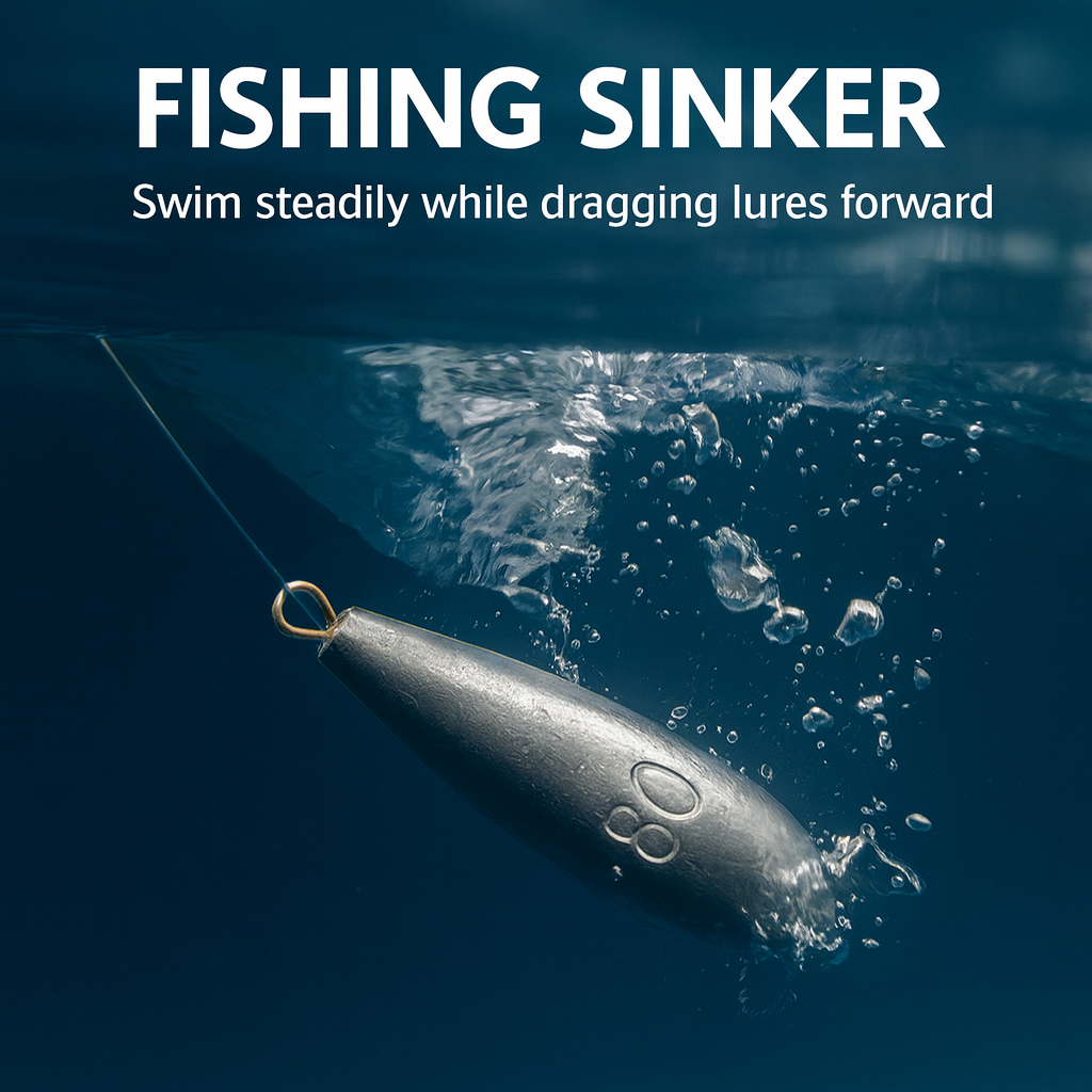 tdl-m-2 Tear Drop Lead Sinkers with Swivel – 5 pcs Pack for Surf & Bottom Fishing